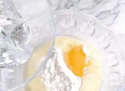 Make Smelt shrimp omelet step 3