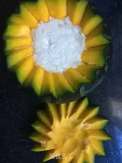 Make Pumpkin rice step 4