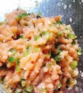 Make A salmon dumpling step 5