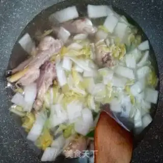 Make Chicken soup dolls and tofu step 7