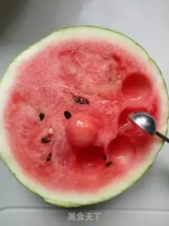 Make Sour cream watermelon ball step 1