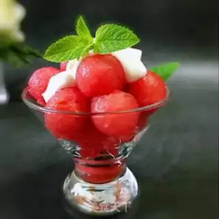 Make Sour cream watermelon ball step 3