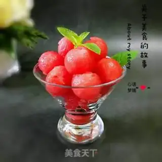 Make Sour cream watermelon ball step 4