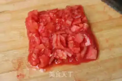 Make Tomato emptiness. Noodles step 4