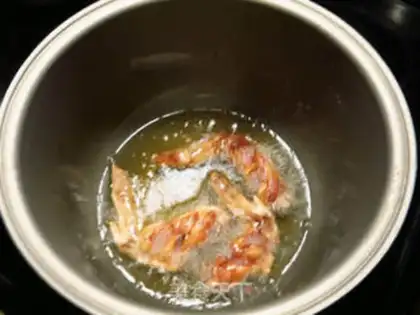 Make Mongol chicken wings step 1