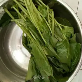 Make Spicy spinach step 0