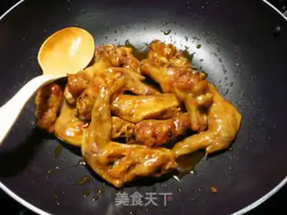 Make Mongol chicken wings step 4