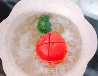 Make Rice Pearl Pump soup step 3