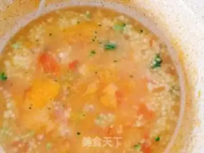 Make Rice Pearl Pump soup step 7