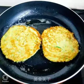 Make Corn paste cucumber omelet step 6