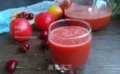 Make Tomato cherry juice step 5