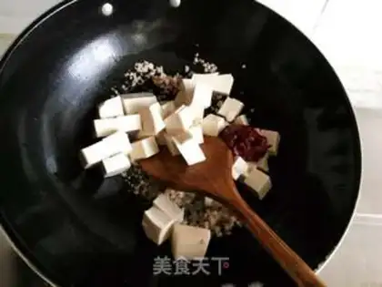 Make Meat and tofu step 3