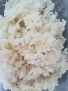 Make Egg fans fried rice step 1