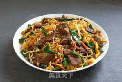 Make Black pepper omelet noodles step 9