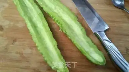 Make A cold, bitter melon step 1