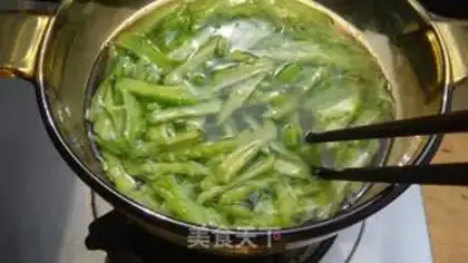 Make Fried bean cake step 1