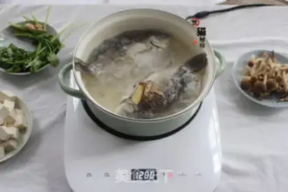 Make Squidfish tofu mushroom soup step 3