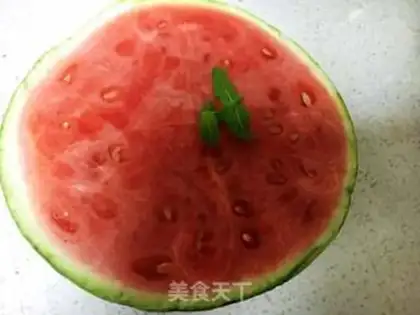 Make Ice melon juice step 0