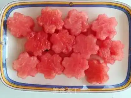 Make Watermelon flower step 4
