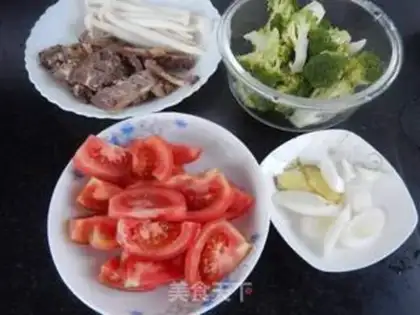 Make Cheese and beef soup step 2