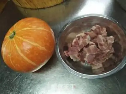 Make Goldmelon powdered ribs step 0