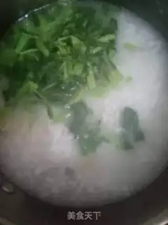 Make Porridge of dried pork step 4