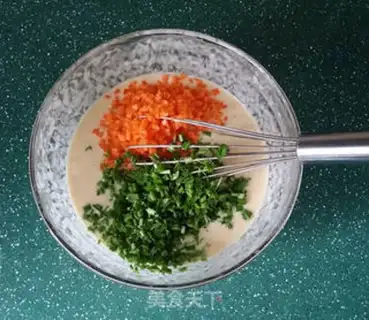 Make Onion eggcake step 4