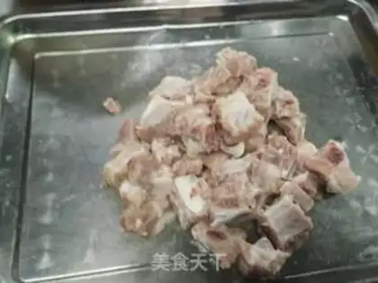 Make Goldmelon powdered ribs step 2