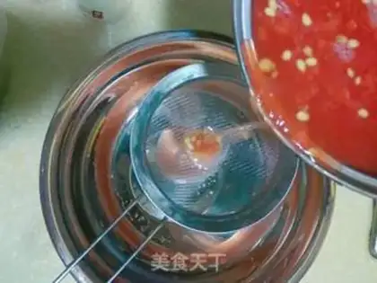 Make Watermelon frozen lollipop step 1