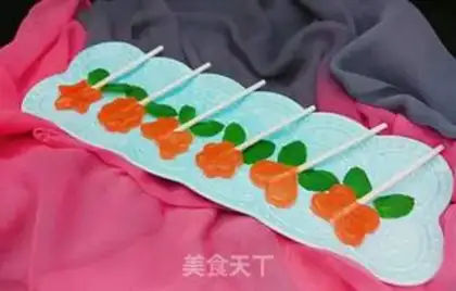 Make Watermelon frozen lollipop step 8