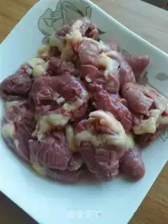 Make Chicken heart and pepper step 1