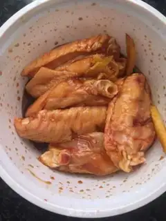 Make Forks, steamed chicken wings step 2