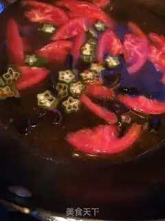 Make Autumn tomato egg soup step 5