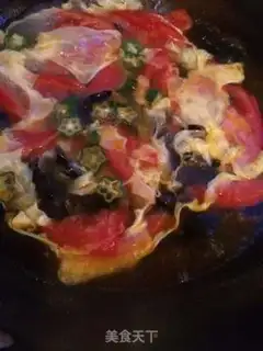 Make Autumn tomato egg soup step 6