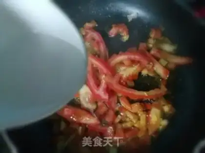 Make Tomato egg noodles step 13