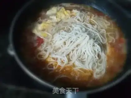 Make Tomato egg noodles step 16