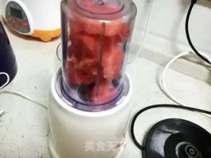 Make Watermelon yogurt step 2