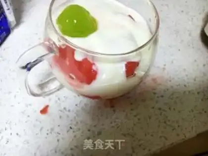 Make Watermelon yogurt step 3