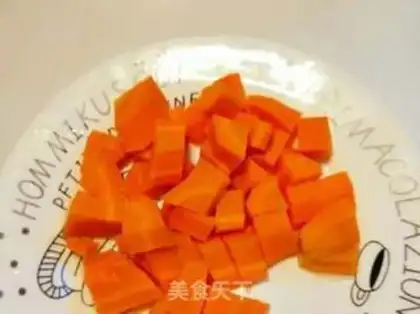 Make Carrot eggs step 1