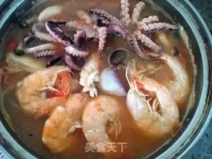 Make Seafood mushroom soup step 6