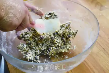 Make Black sesame oatmeal cookies step 5