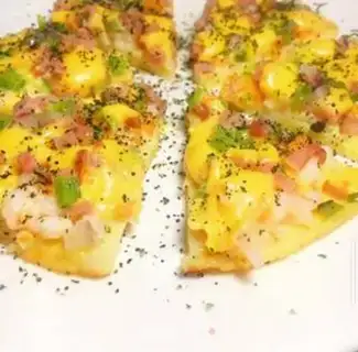 Make Shrimp bacon pizza step 6
