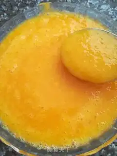 Make Mango pudding step 1