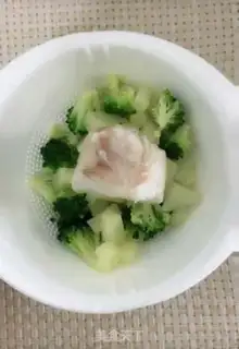 Make ♪ West blue flower potato cod mud ♪ step 5