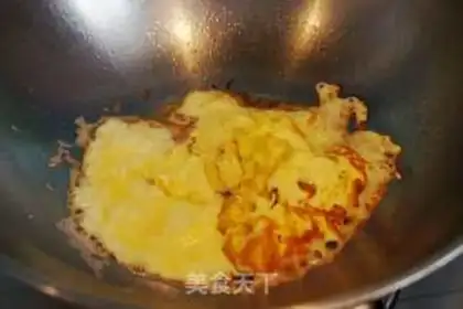 Make Goose omelet on my heart step 2