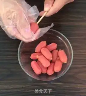 Make Mini hot dog step 4