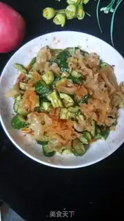 Make cucumber with silver ears step 5