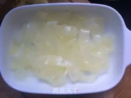 Make cucumber silk powder step 1