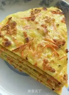 Make Vegetable eggcake step 5