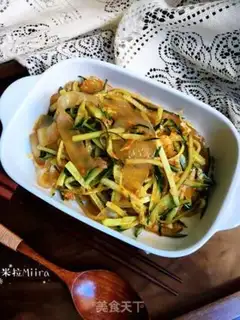 Make cucumber silk powder step 7